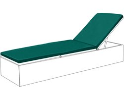 Ligstoel kussen Pad - Zonnebed Kussen voor Tuin - Ligbedkussen voor TuinMeubelen - Houten/Plastic Zonnebank Kussens
