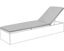Ligstoel kussen Pad - Zonnebed Kussen voor Tuin - Ligbedkussen voor TuinMeubelen - Houten/Plastic Zonnebank Kussens