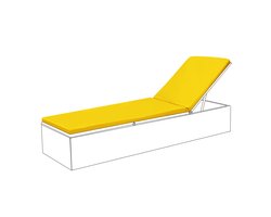 Ligstoel kussen Pad - Zonnebed Kussen voor Tuin - Ligbedkussen voor TuinMeubelen - Houten/Plastic Zonnebank Kussens