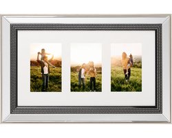 Lijst voor 3 foto's DALABA Zilver