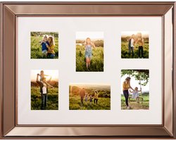 Lijst voor 6 foto's DABOLA Koper
