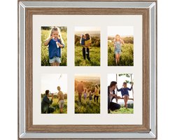 Lijst voor 6 foto's SINTA Zilver