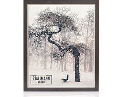 Lijst voor Foto 30x40 cm Zwart Houten IKEA-formaat DIN A4 - Geschikt voor 60+ Maten Inclusief Ophangsysteem