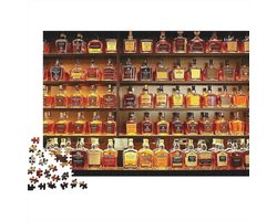 Likeur Rek Puzzel - Fles Puzzel - Ontspanning Thuis - Gerecycled Materiaal - 1000 Stukjes - Stijl 8