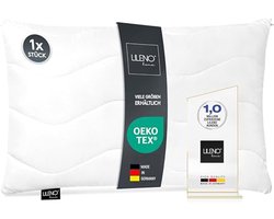 LILENO HOME Hoofdkussen 50 x 70 cm, set van 1, als kussenvulling, bed of decoratief kussen met ritssluiting om aan te passen, wasbaar tot 95 °C, sofa-kussen en sierkussen voor bank/bed