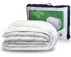 LILLA24 - 140x200 - Bamboe zomerdekbed - Enkel dekbed - Warmteklasse 4 - Anti-allergisch - 30 dagen proefslapen - Verkoelend dekbed