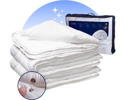 LILLA24 200x200 - Luxe 4 seizoenen dekbed - 30 dagen proefslapen - Anti allergie met twee delen - Zomerdekbed & winterdekbed
