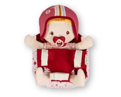 Lilliputiens - Lena Stoffen Pop En Fietsstoeltje - Met Haar 3 Afneembare Accessoires Is De Léna-Pop Klaar Voor Avontuur! - Het Fietsstoeltje Kan Aan Het Stuur Worden Bevestigd Met Drie Klittenbandsluitingen - Geschikt Vanaf 18 Maanden