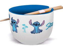 Lilo & Stitch Stitch - Ramenkom met eetstokjes Dienbladen meerkleurig Steen -