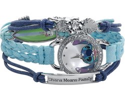 Lilo & Stitch Stitch Unisex Polshorloges - blauw - Standard