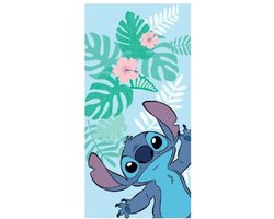 Lilo & Stitch Strandlaken - 140 x 70 cm. - Disney Stitch handdoek - sneldrogend
