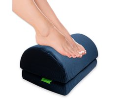 Limestar® Solehover - Ergonomische Voetenbank voor Thuis of Kantoor - Voetensteun Bureau - Hoogwaardige Kwaliteit - Voetenbankje voor Optimale Zithouding - 540g - Navy Blue