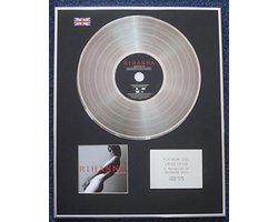 Limited Edition Platinum LP & CD Wanddecoratie - Gegraveerde Plaat met Certificaat