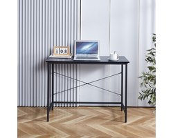 Lina® Bureau - Computertafel - Industriele Zwarte Hoekbureau - 100x45x75cm
