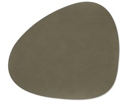 LIND DNA Corduroy placemat curve 37x44cm army green