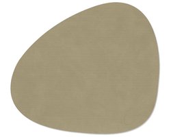 LIND DNA Corduroy placemat curve 37x44cm herbal dust