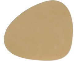 LIND DNA Placemat Nupo - Leer - Khaki - 44 x 37 cm
