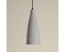 Lindby - hanglamp - 1licht - Beton, metaal - H: 30 cm - E27 - betongrijs