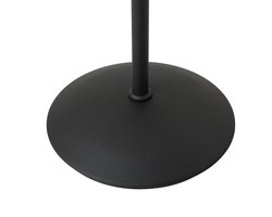 Lindby - LED vloerlamp- met dimmer - 1licht - Metaal, polycarbonaat - H: 150 cm - zwart, transparant - Inclusief lichtbron