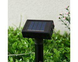Lindby - solar tuinverlichting - 10lichts - Plastic, metaal - H: 10 cm - transparant, zwart - Inclusief lichtbronnen