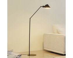 Lindby - vloerlamp - 1licht - Metaal, ijzer - H: 176.5 cm - E27 - zwart
