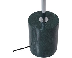 Lindby - vloerlamp - 1licht - Metaal, marmer - H: 130 cm - E27 - groen