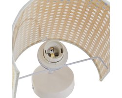 Lindby - wandlamp - 1licht - Bamboe - H: 25 cm - E27 - hel hout