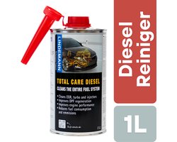 Lindemann Total Care Diesel 1000ml - Alles-in-één Diesel Reiniger - Diesel Cleaner - Motor Reiniger - Diesel Additief - Complete Reiniging Brandstofsysteem