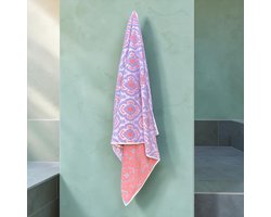 Lindian style - XL handdoek - XL strandlaken handdoek - Super zachte badlakens - badhanddoek - Lila/zalm/paars/wit/Oranje/terra - 90x150cm - 100% katoen - handdoek - strandlaken