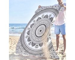 Lindian style - XL strandlaken - Super dun strandlaken - Ruimtebesparend & Lichtgewicht in je koffer - Polyester - Tweepersoons strandkleed - Groot strandlaken