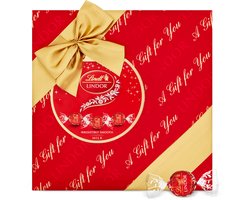 Lindt LINDOR Chocolade Cadeau melkchocolade bonbons 287 gram - Valentijn Cadeau - Chocolade Bonbons van Lindt LINDOR - Zacht smeltende melkchocolade