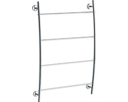 Linea Beta handdoekrek BAMBO muurmontage B64xH90xD11cm chroom