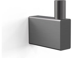 Linea Handdoekhaak Graphite | Donkergrijs | Staal