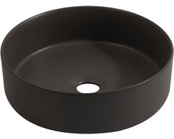 LINEA UNO - Alko 37 - Antraciet - Waskom - - Keramiek - Rond - 251111