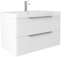 LINEA UNO - Ryk 100 - Glans wit - Badmeubel - - 301722