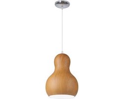 Linea Verdace - Barbapapa Hanglamp 1L E27 60W - Houten Dark Med