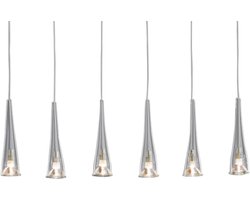 Linea Verdace - Hanglamp LED - 6 Ice Nikkel mat 6X20W - 12V