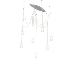 Linea Verdace - Hanglamp LED 7X20W - Boston Nikkel Mat