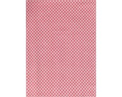 Linen & More  Keukendoeken  Theedoeken  Dutch Check   Set/3   Rood/Wit   50x70cm