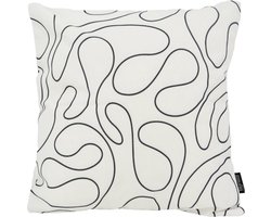 Lines Abstract Kussenhoes | Outdoor / Buiten | Katoen / Polyester | 45 x 45 cm