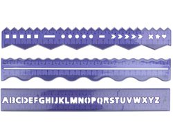 Linialenset Creatief 30cm, 3dlg.