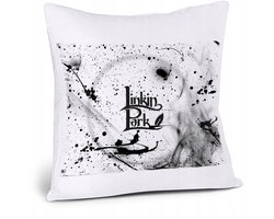 Linkin Park Kussen met Naam - 40x40cm - Persoonlijk Cadeau