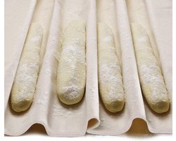 Linnen Doek Voor Het Bakken Van Brood - Deegdoek Gemaakt Van Katoen - Ademend En Herbruikbaar - 1 Stuk - Keuken En Bakkerij - Natur