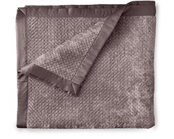 LINNICK Velvet Sprei - Purple - 180x260cm - Bedsprei 1 persoons - Spreien - Bedsprei 180x260