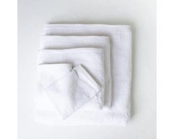 Linolux Badlaken Home Wit – Set van 2 – 100% Katoen – 580 g/m² – Zacht & Absorberend