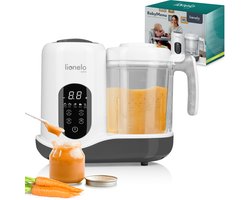 Lionelo BabyMenu - Multifunctionele Keukenmachine 5in1- voor het bereiden van babyvoeding - Stoomapparaat - Verwarmer - Mixfunctie