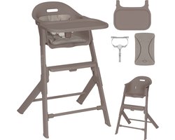 Lionelo Beny – Hoge Kinderstoel 6–36 Maanden – 3-puntsgordel – Verstelbaar Dienblad & Voetsteun – Wasbare Inleg – Compact & Lichtgewicht