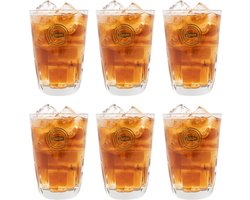 Lipton Ice Tea Glas - stapelbaar - 370 ml - 6 Stuks