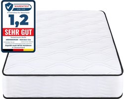 Lisa Matras – 180cm x 200cm – 6 Lagen en 7 Zones, Ergonomisch Pocketvering, Hardheid H2/H3, Ademend, Geschikt voor Alle Seizoenen en Optimale Ondersteuning