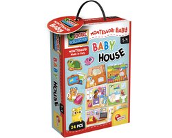 Lisciani - Montessori Baby - Baby house - puzzel & sorteer